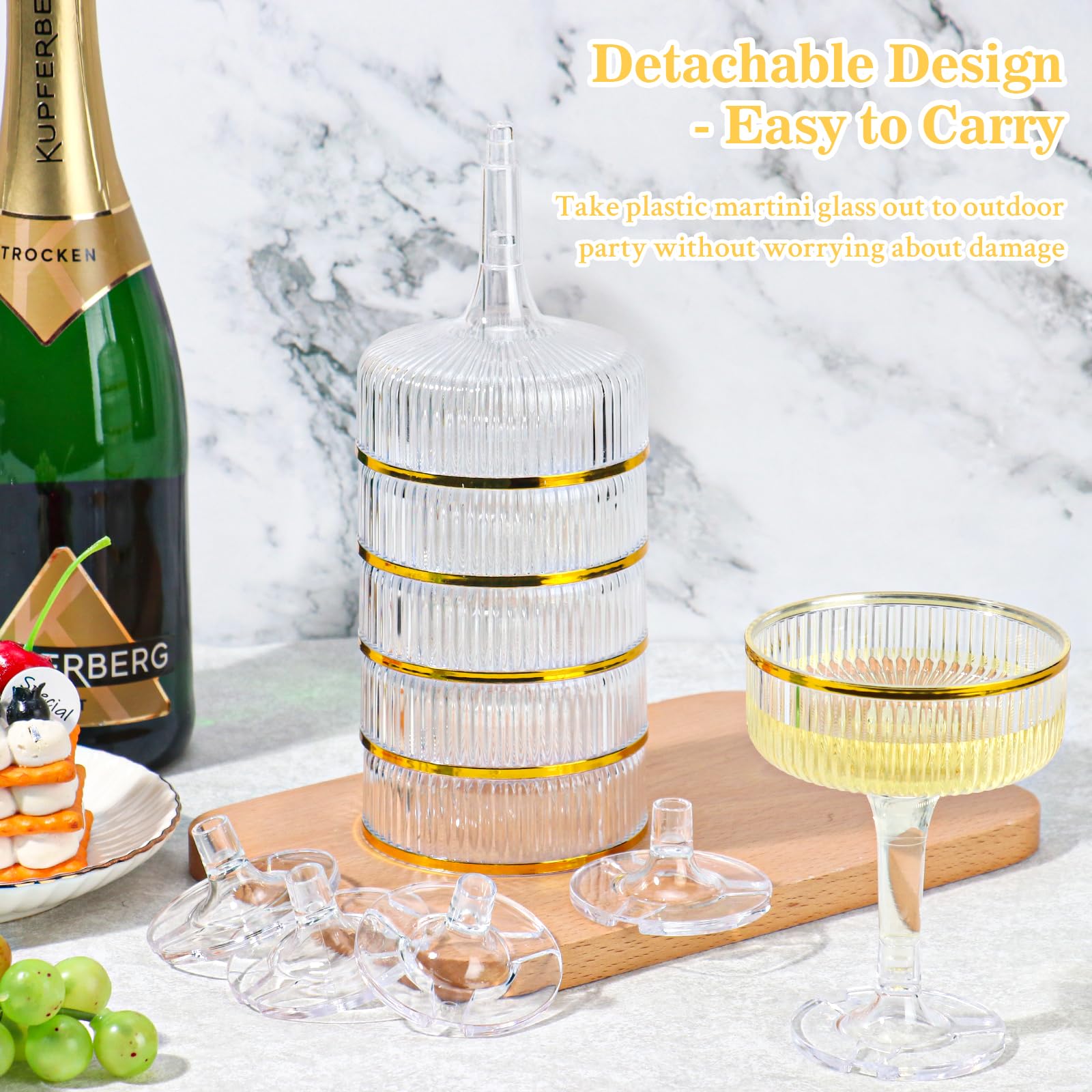 Shhiqikejipty elegant catering-grade glasses elevate any wedding or party setup.