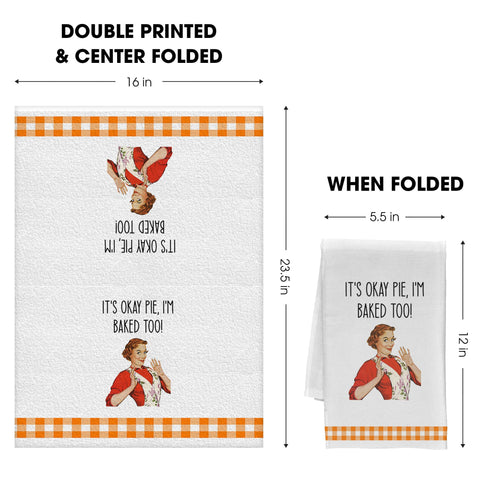 SHIMANY retro women design towels enrich any counter with vintage charm.