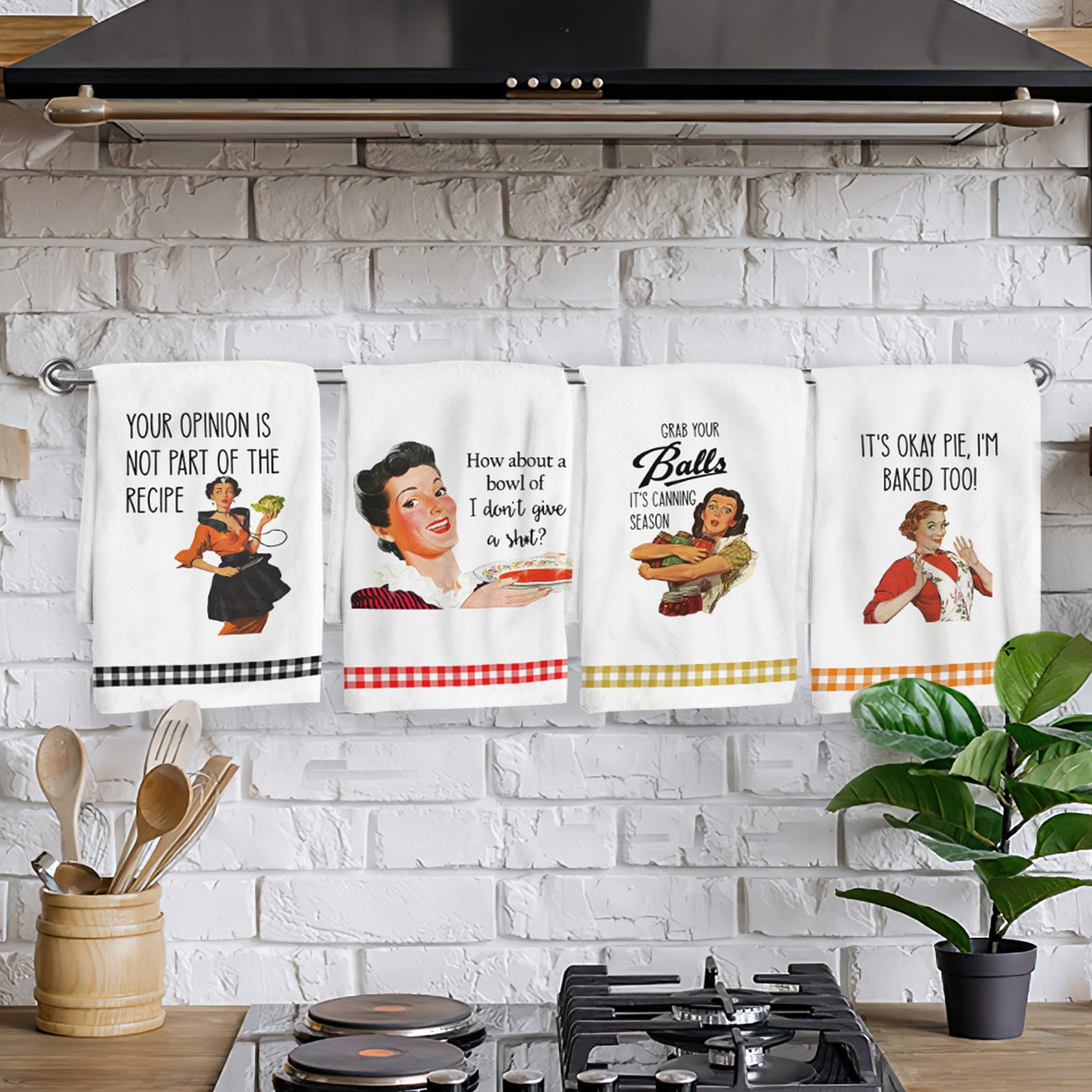 SHIMANY vibrant prints resist fading, adding retro flair to your kitchen.