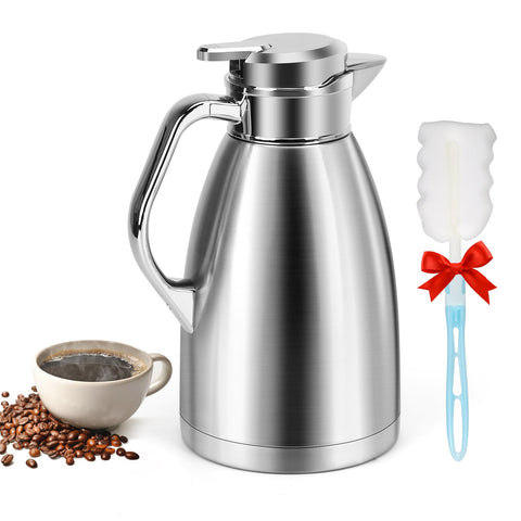 ShineMe coffee carafe 61oz front view, ideal for serving multiple cups
