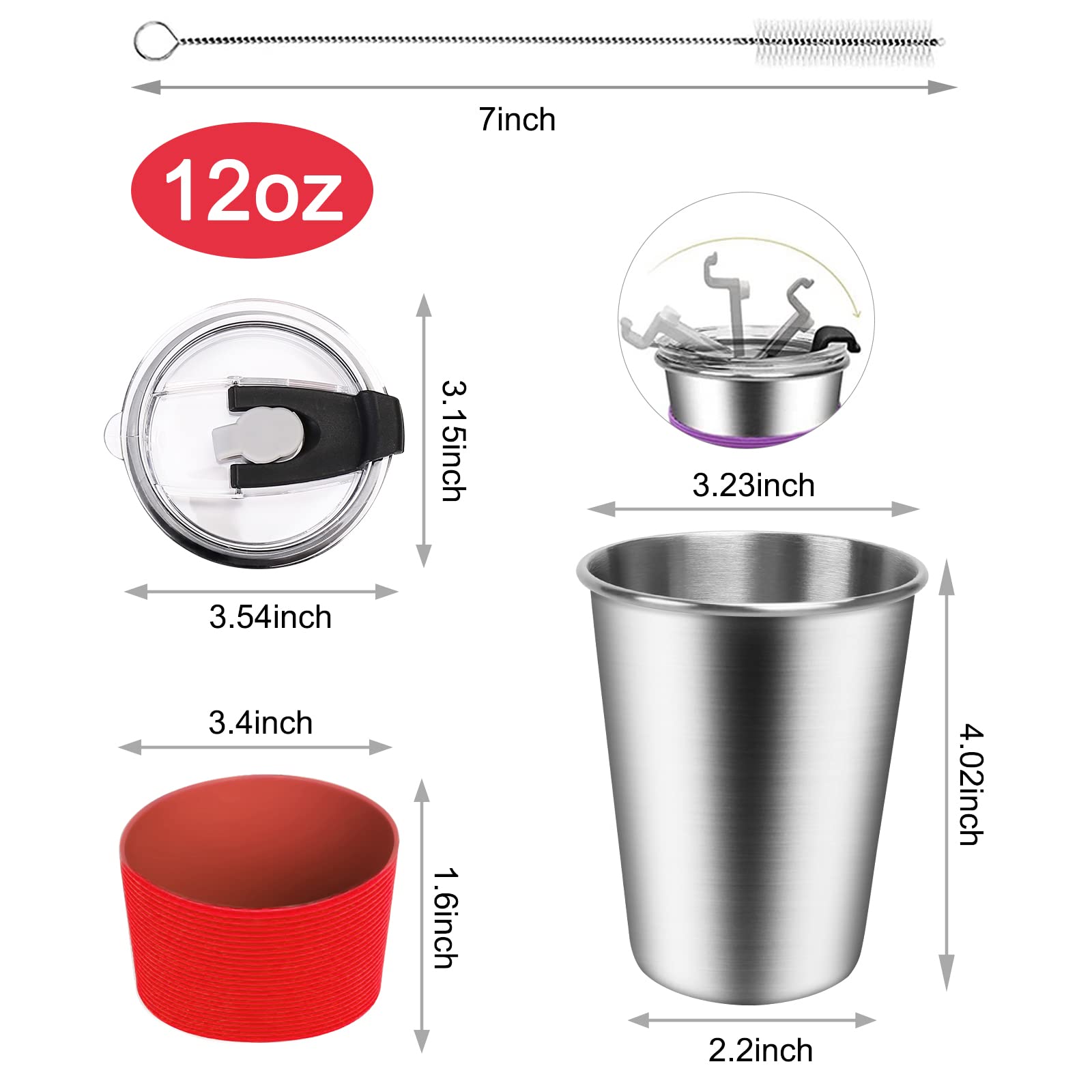 ShineMe cups with colorful sleeves to help kids identify their cup and grip comfort.