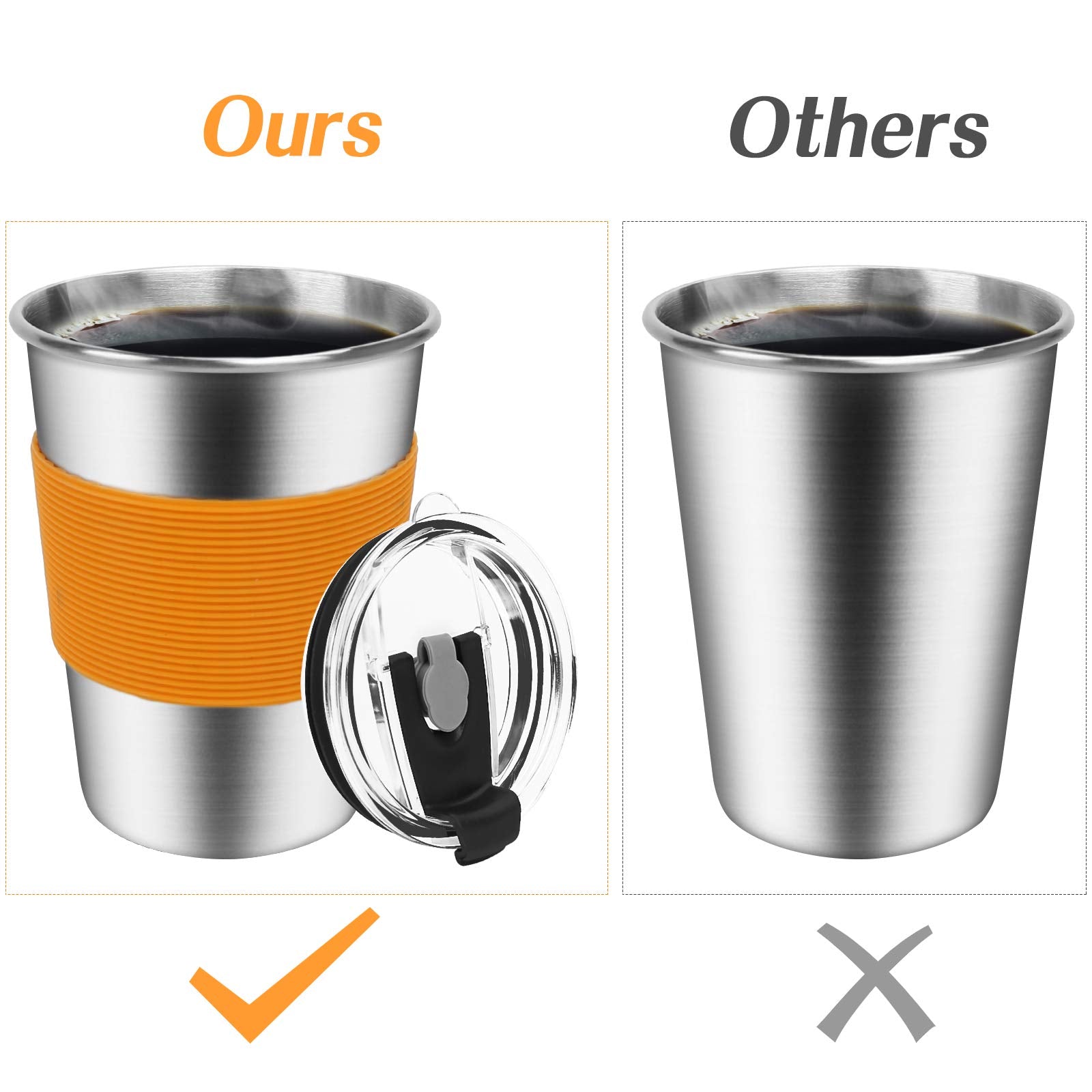 ShineMe cups with durable finish ready for long-lasting reuse.