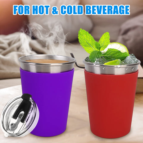 ShineMe spill-proof lid with center straw hole for easy sipping.