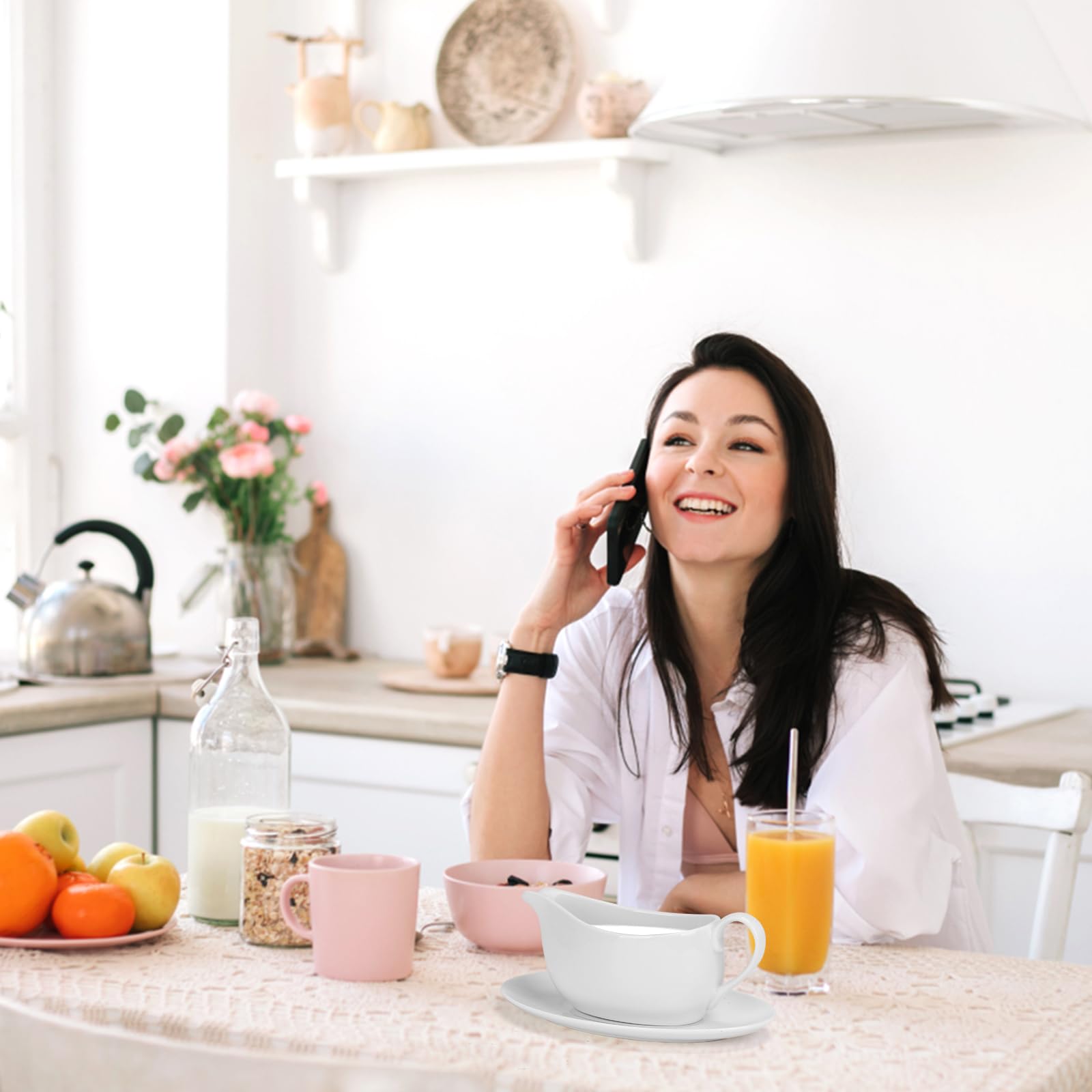 ShineMe gravy boat is microwave-safe and dishwasher-safe for convenience.