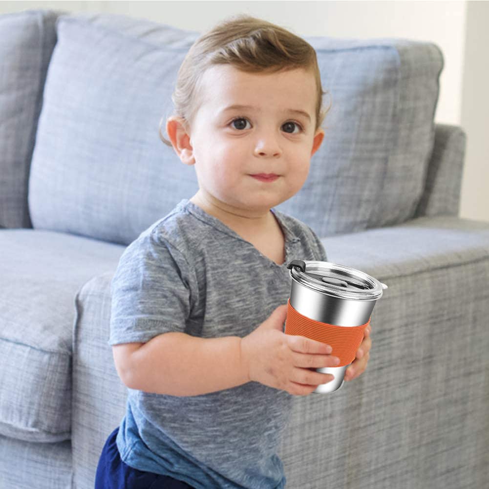 Versatile 12oz capacity suitable for water, milk, juice