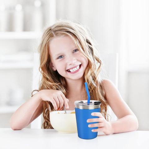 ShineMe 12oz cup with color-coordinated sleeves for kids.