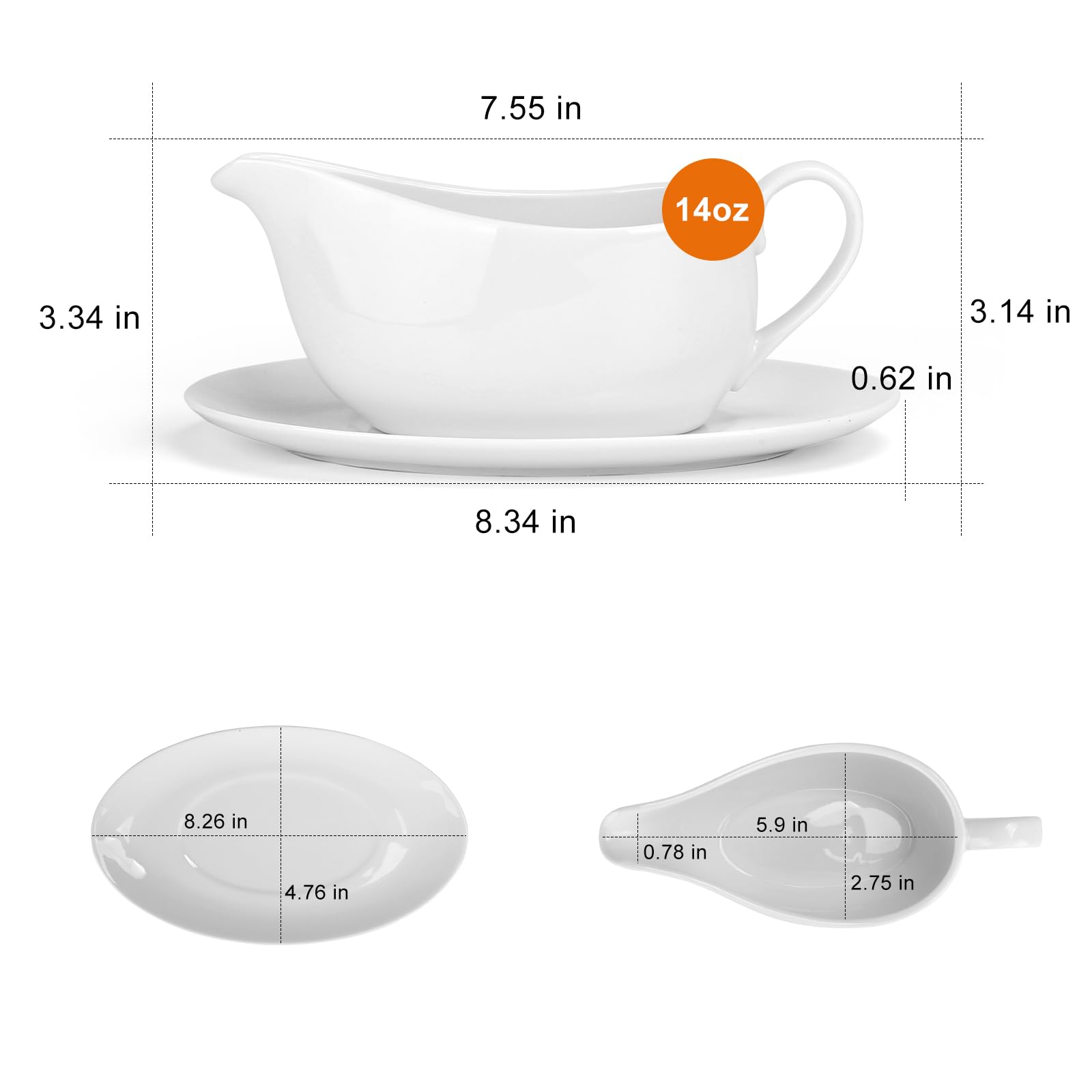 ShineMe porcelain creamer pitcher with handle ideal for pouring milk.