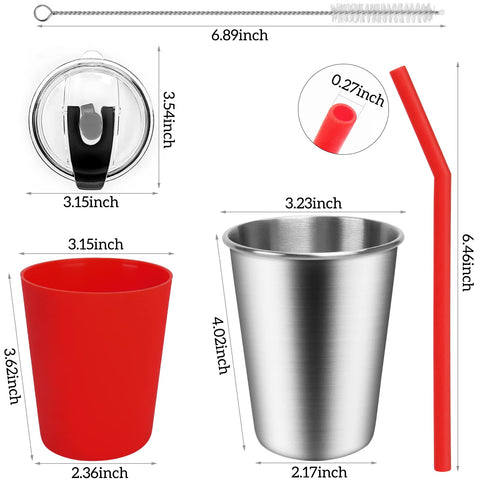 ShineMe silicone straw ready for easy sipping and safety.