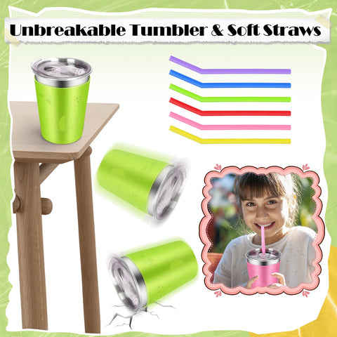 ShineMe 304 stainless steel construction offers durable, BPA-free use.