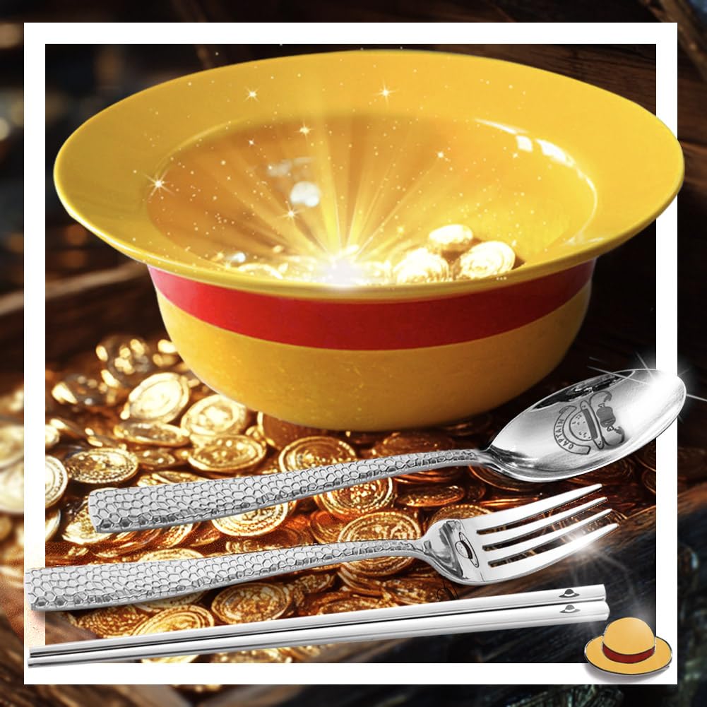 Shiningsoul Captain's Feast ramen bowl in bright ceramic yellow for hearty meals.