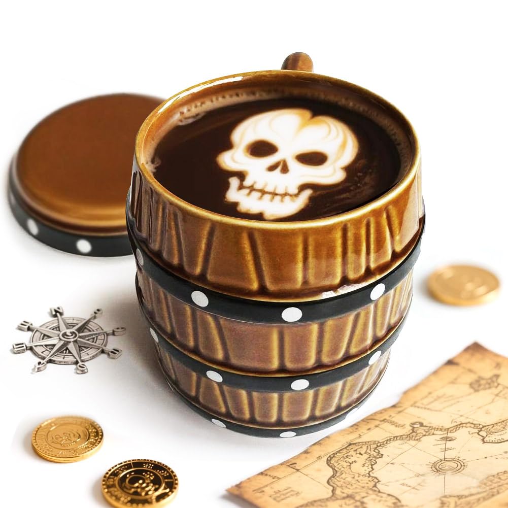 Shiningsoul heavy-duty ceramic mug with lid retains heat for longer sipping sessions