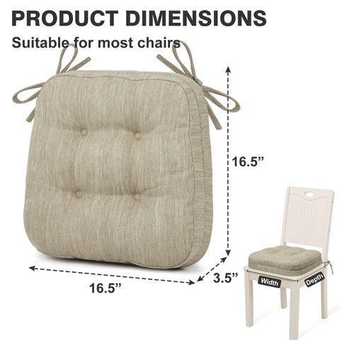 Shinnwa cushions dimensions 16.5x16.5x3.5 inches