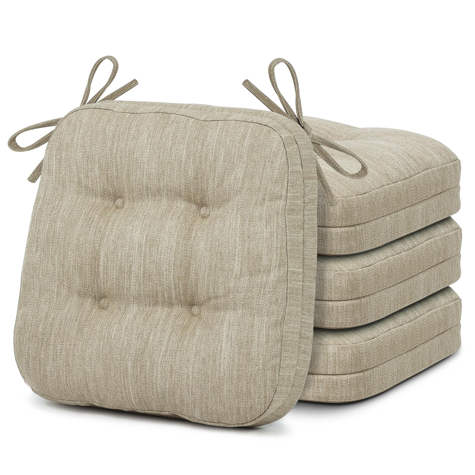 Shinnwa dining chair cushions set of 4 on a chair for comfort