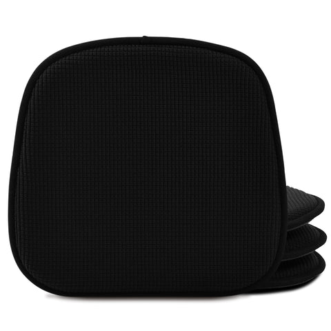 Shinnwa dining chair cushions with soft plush fabric for comfortable seating.