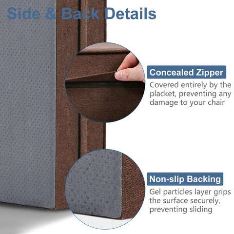 Removable machine-washable cover for easy care