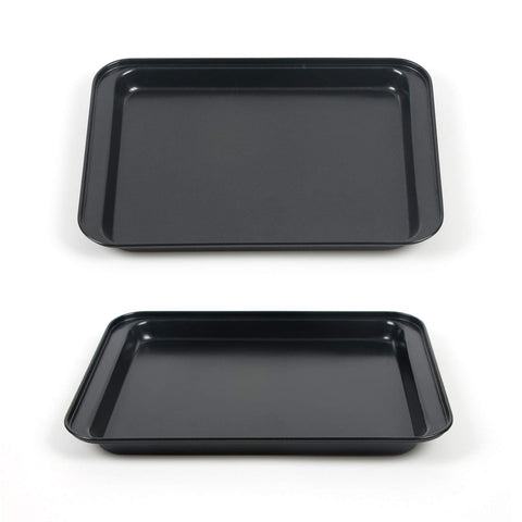 Shinsin toaster oven replacement pan fits compact kitchens for single meals.