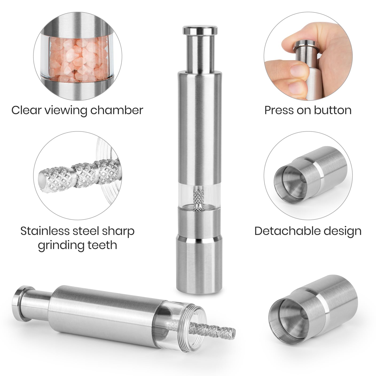 Shker crystal-clear base highlights spice levels while staying easy to wipe.