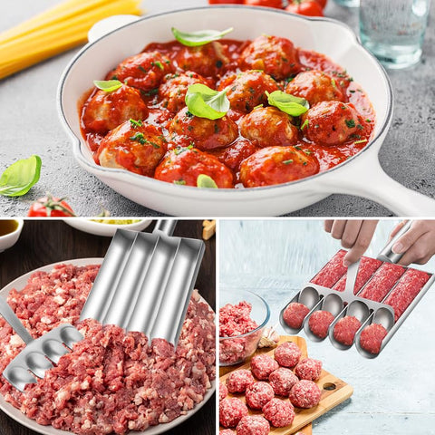 shofilt quadruple meatball maker with dishwasher-safe design for quick cleanup
