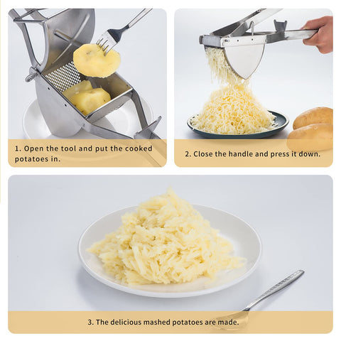 shofilt ricer with dough cutter for easy gnocchi prep