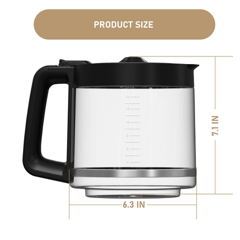 Shonshon ergonomic handle carafe, comfortable grip while pouring