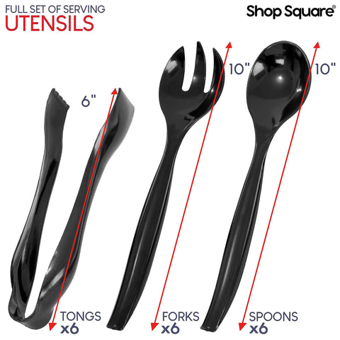 Shop Square 6-inch tongs closeup for precise servings.