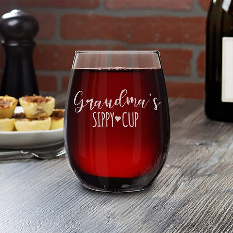 Shop4Ever Grandma's elegant glass suits family occasions and celebrations.