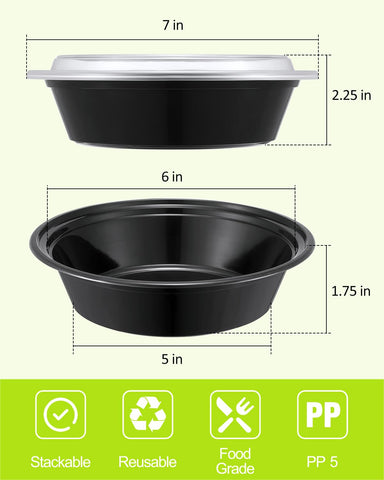 ShopDAY containers with clear lids for quick meal identification and freshness