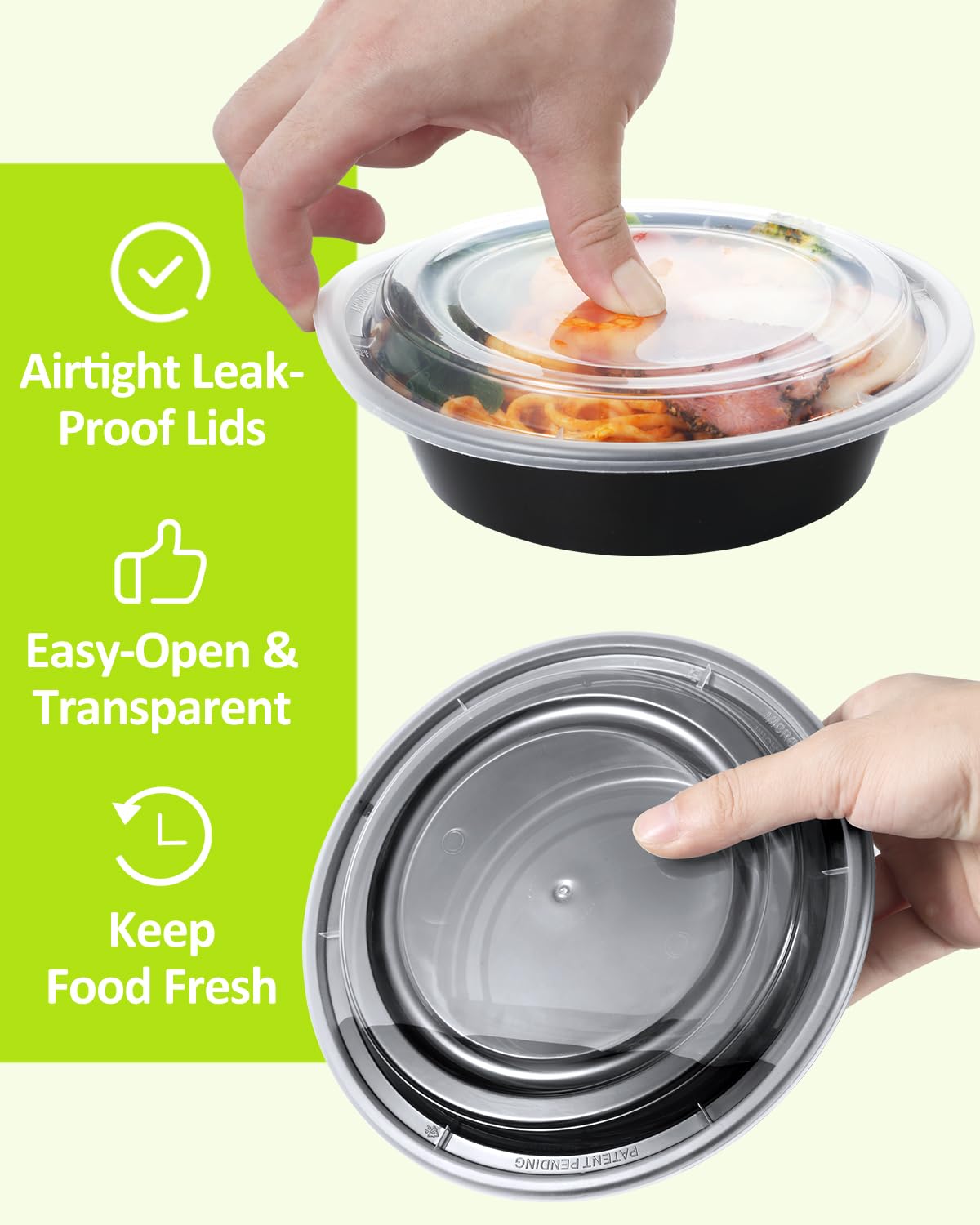 ShopDAY food-grade durable plastic resists cracking for long-term storage