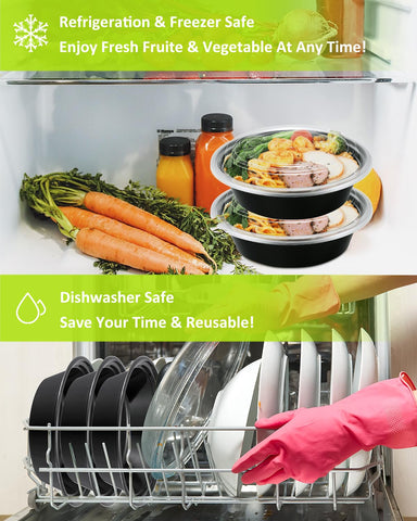 ShopDAY 7-inch top diameter fits various foods without crowding