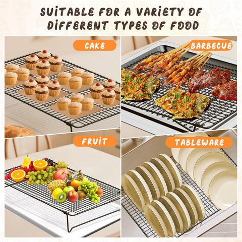 SHOUNAJIA cooling rack versatile for multiple kitchen needs