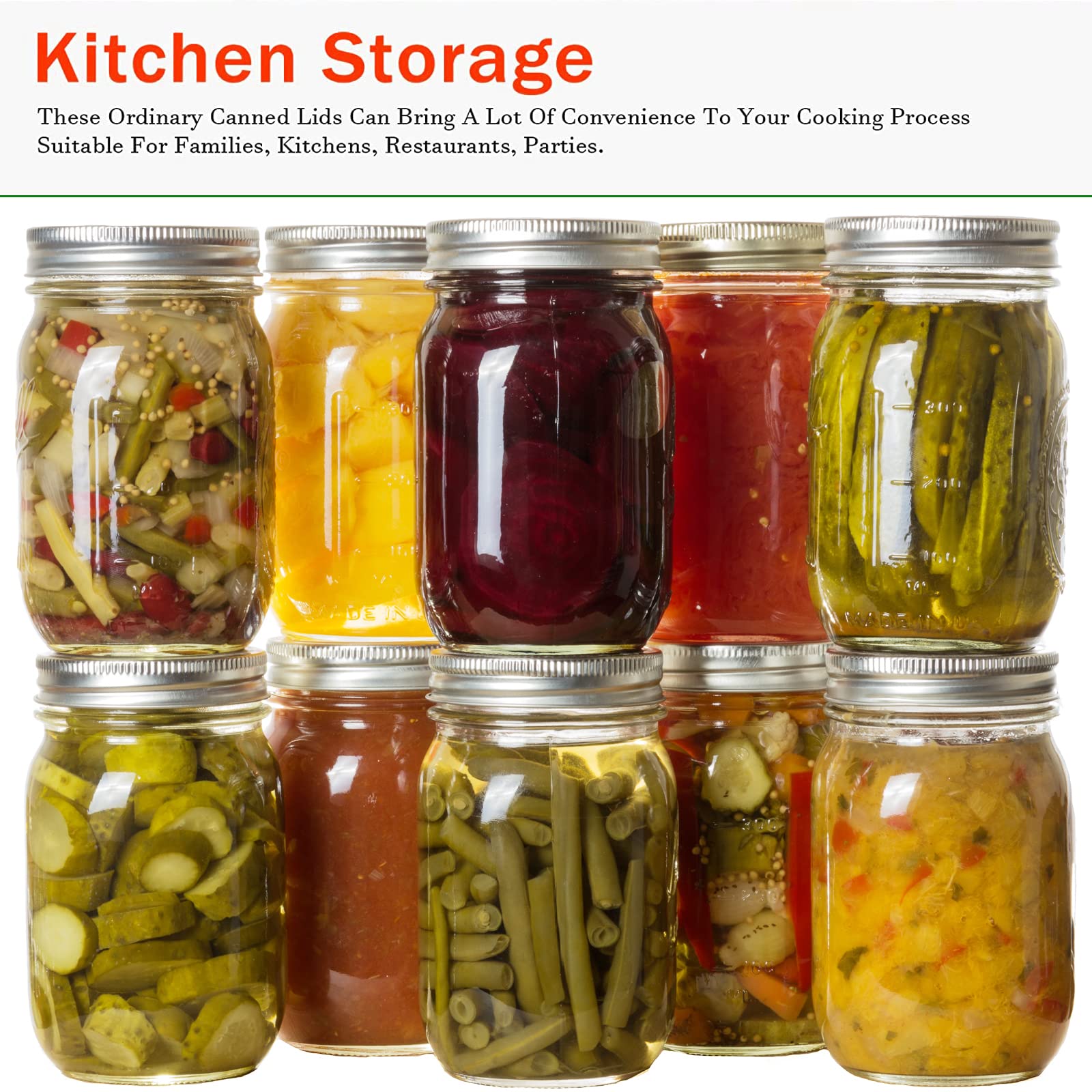 Showutheworld versatile kitchen-use rings for spices, jams, and small items