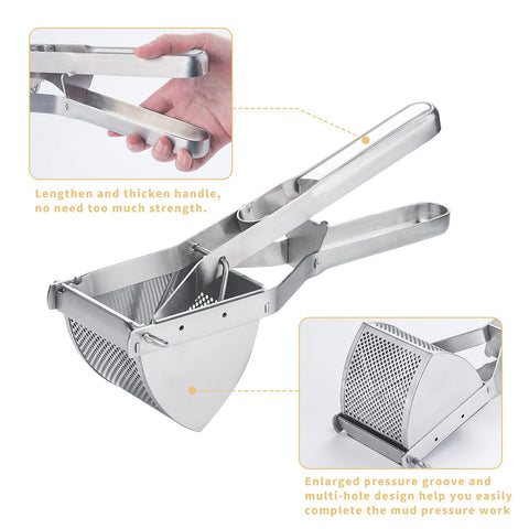 Shoxil baby-food masher ideal for smooth fruit and vegetable purees.