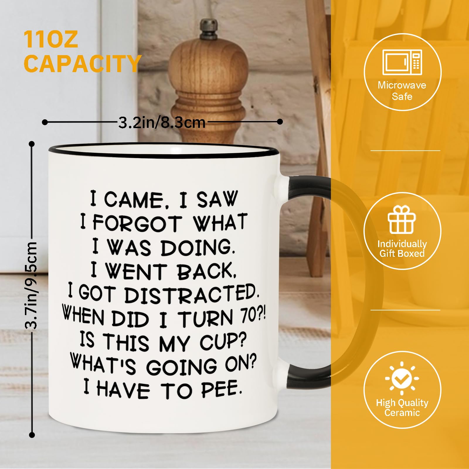 Shqiueos versatile birthday gift mug suitable for mom dad grandma or grandpa