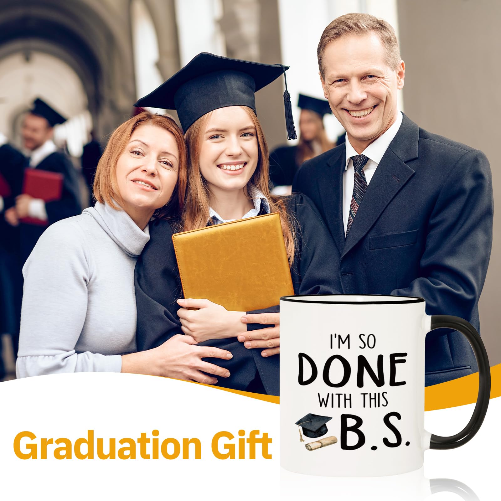 Shqiueos graduation mug microwave-safe for quick reheats.