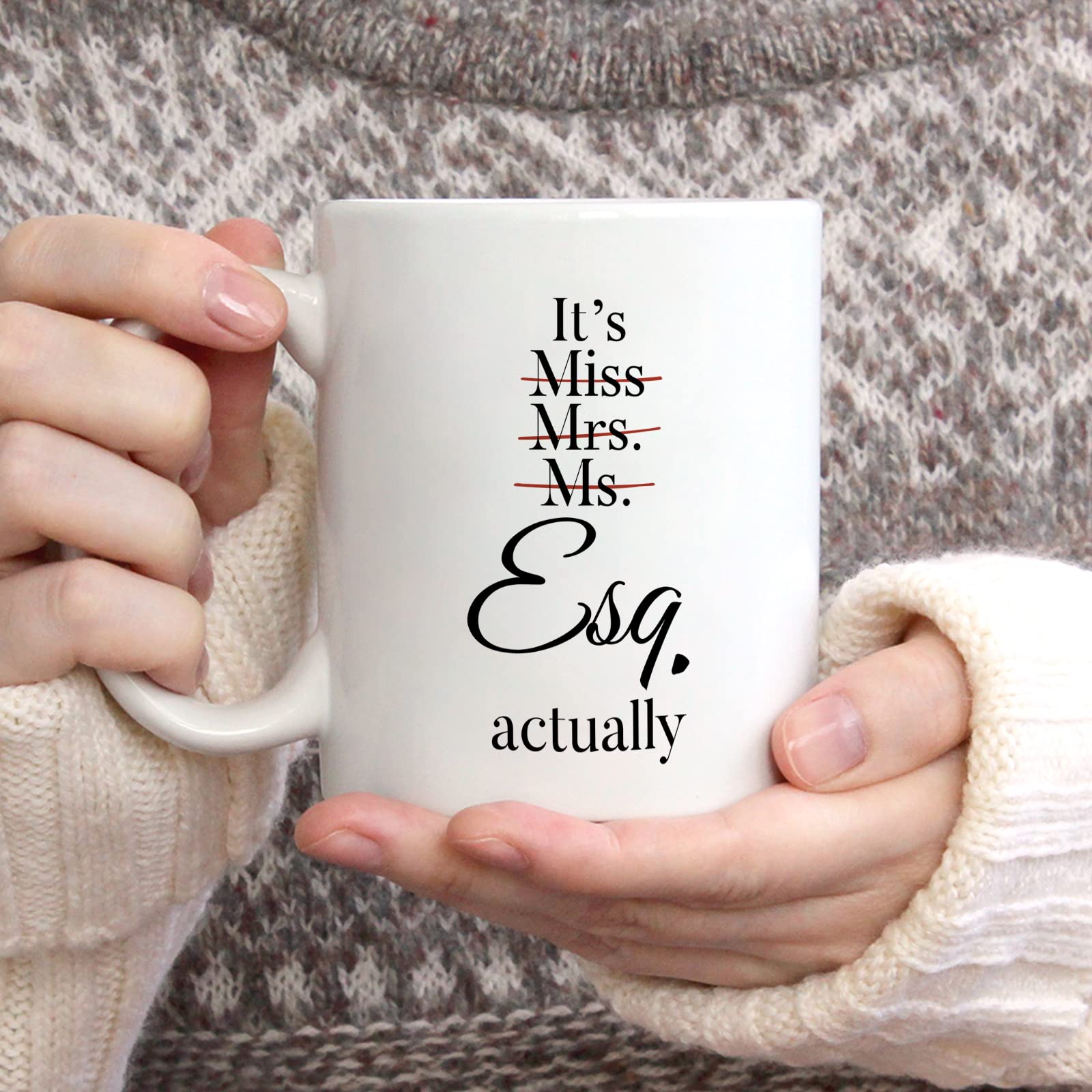 Shqiueos mug close-up showing durable print, microwave-safe.