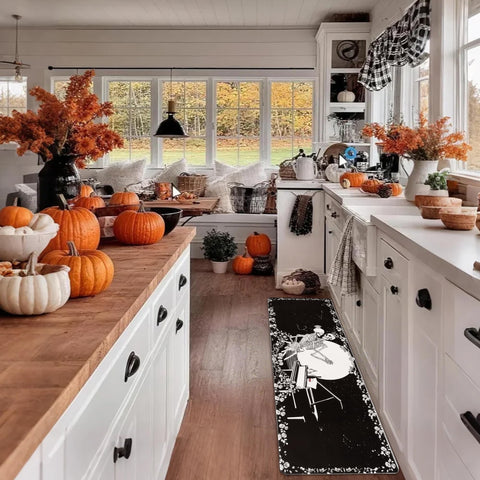ShtNeeg non-slip back skeleton mat keeps floors stable