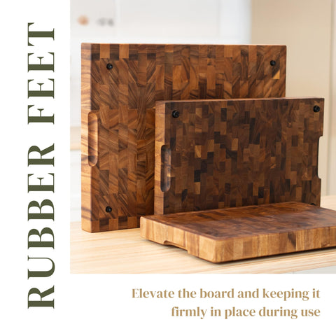 SHUMARU built-in handles facilitate moving from prep to serving.
