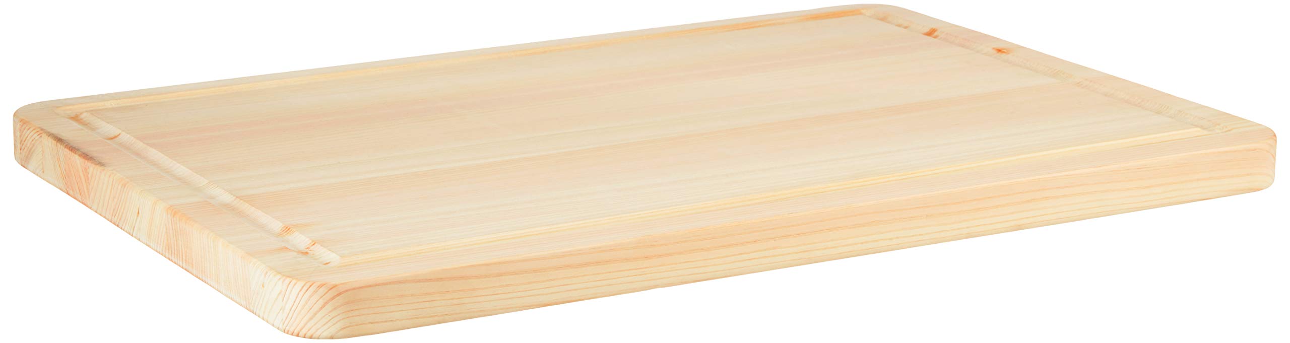 Shun double-sided Hinoki board for versatile chopping and serving