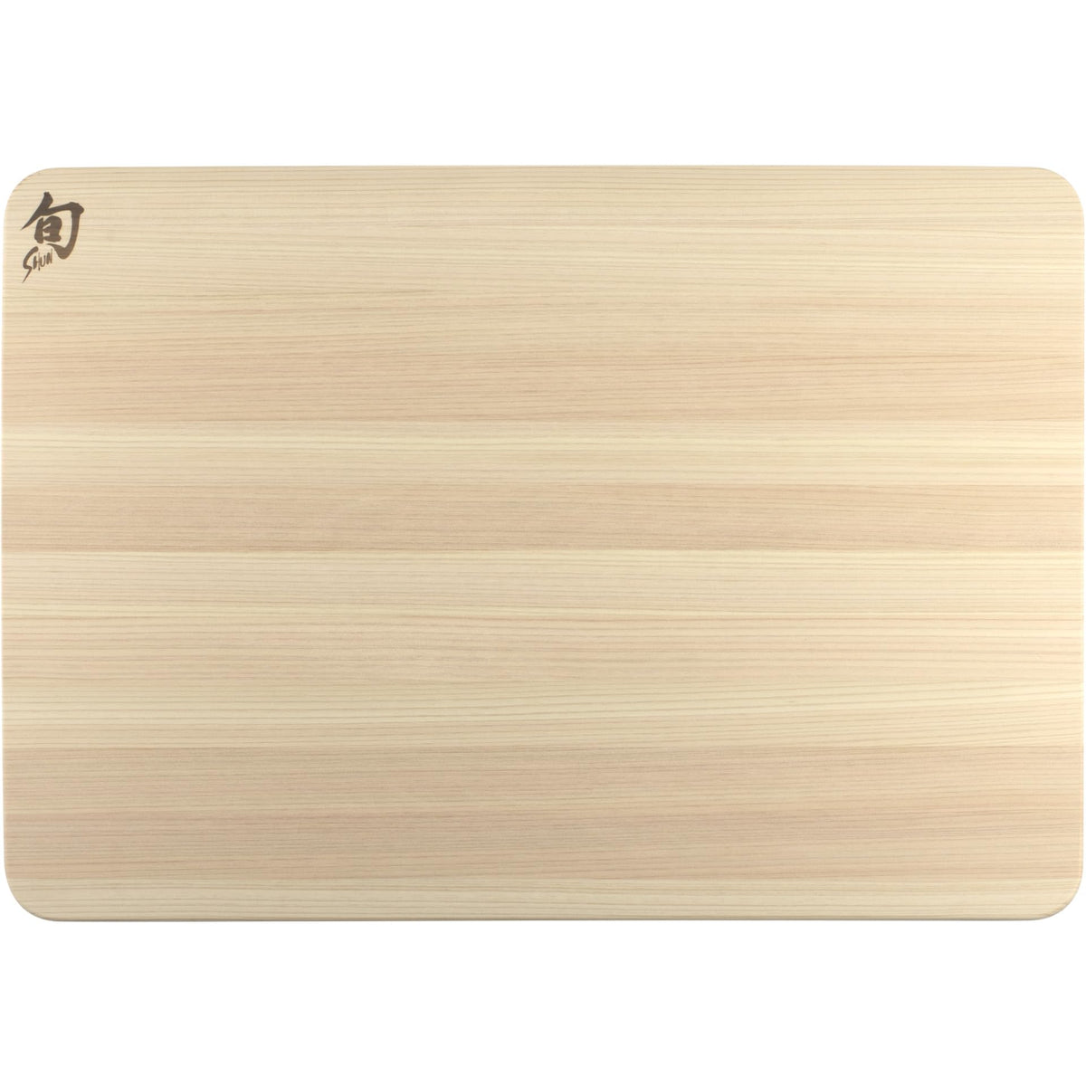 Shun extra-large Hinoki cutting board ready for heavy chopping and meal prep