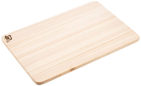 Shun Hinoki cutting board medium charcuterie display ready for stylish serving.