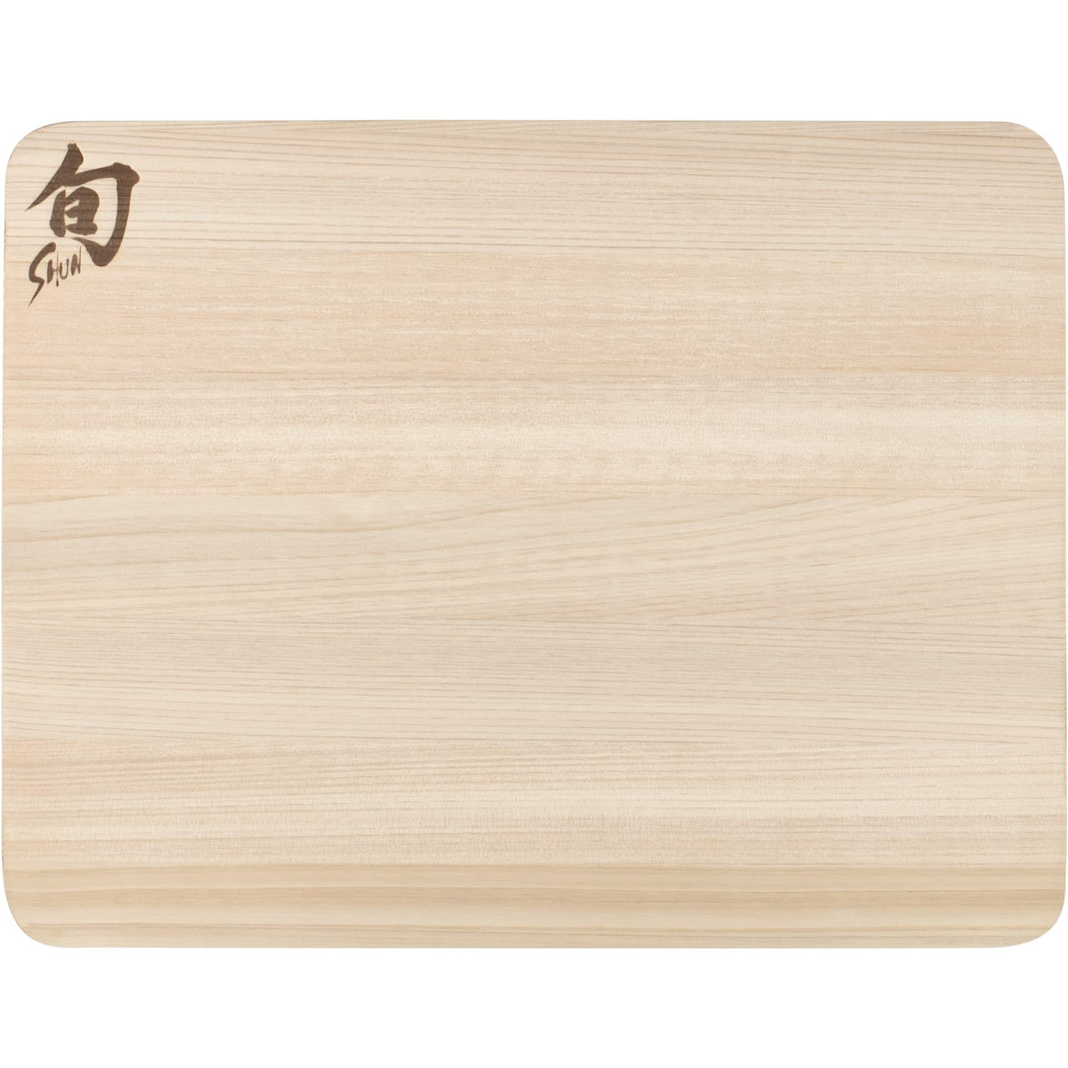 Shun Hinoki small cutting board top view for precise prep in compact kitchens