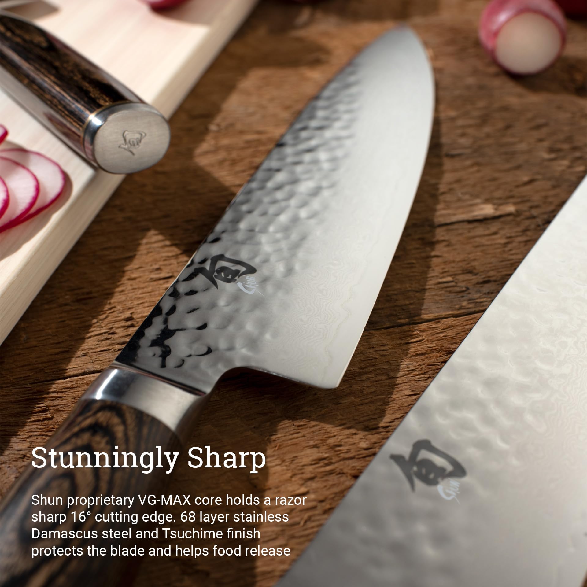 Shun Premier 4-inch Paring Knife detail for delicate trimming