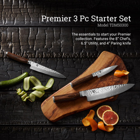 Shun Premier 8-inch Chef Knife blade for precise chopping