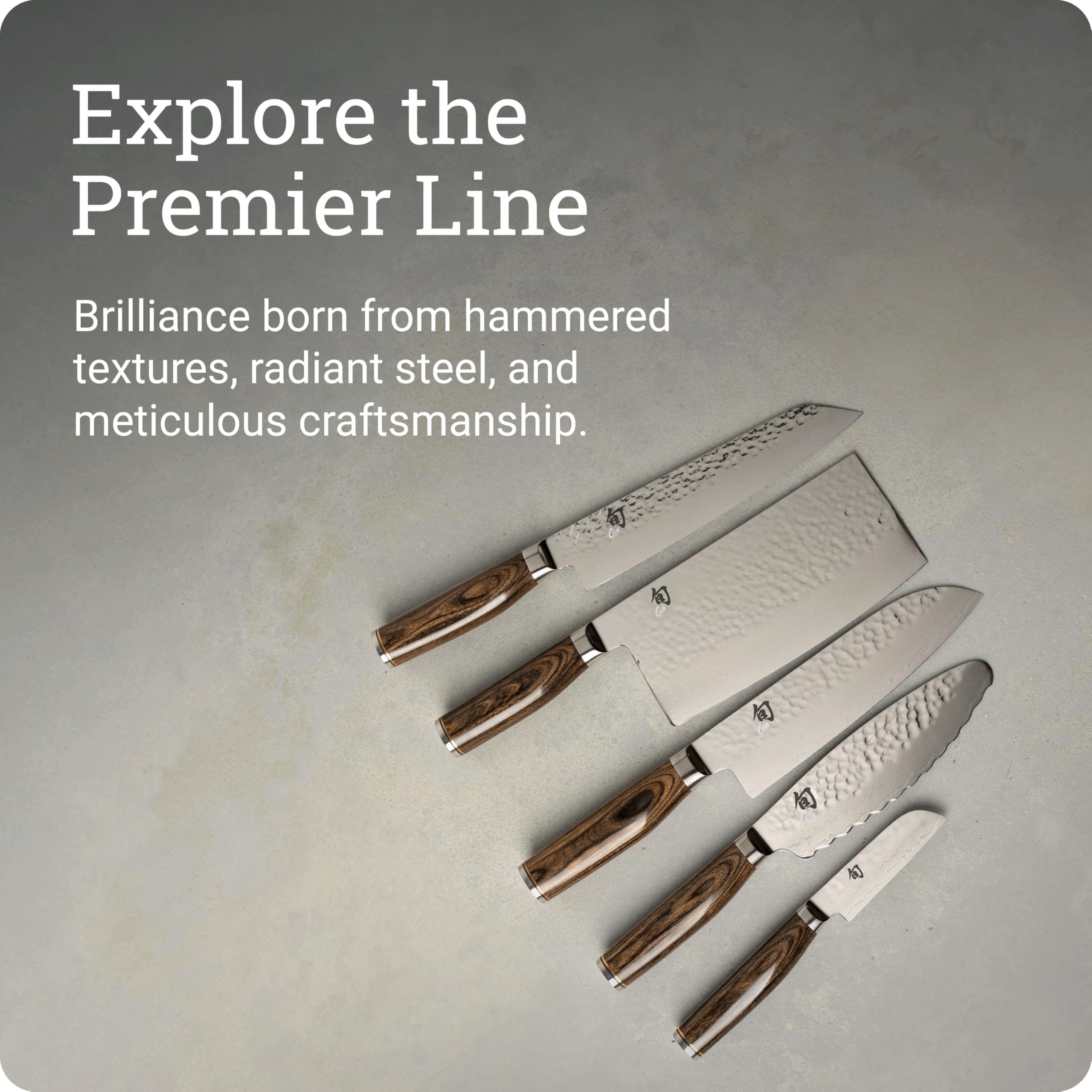 Shun Premier Santoku crafted in Seki City reflects traditional artisanal skills.