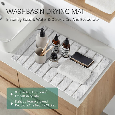 SHUSHIYAJU multiuse mat for kitchen, bathroom, or desk area.