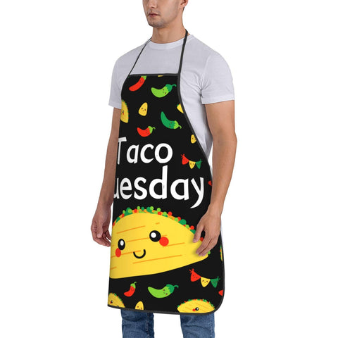 Shuwekk Taco Apron durable material with bright printing for long-lasting use