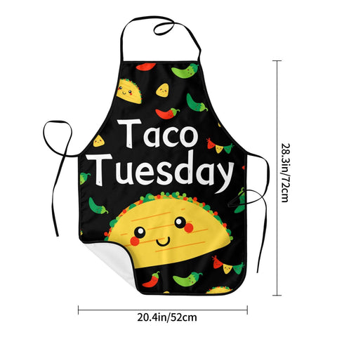 Shuwekk Taco Apron with extra-long ties for a comfortable, universal fit