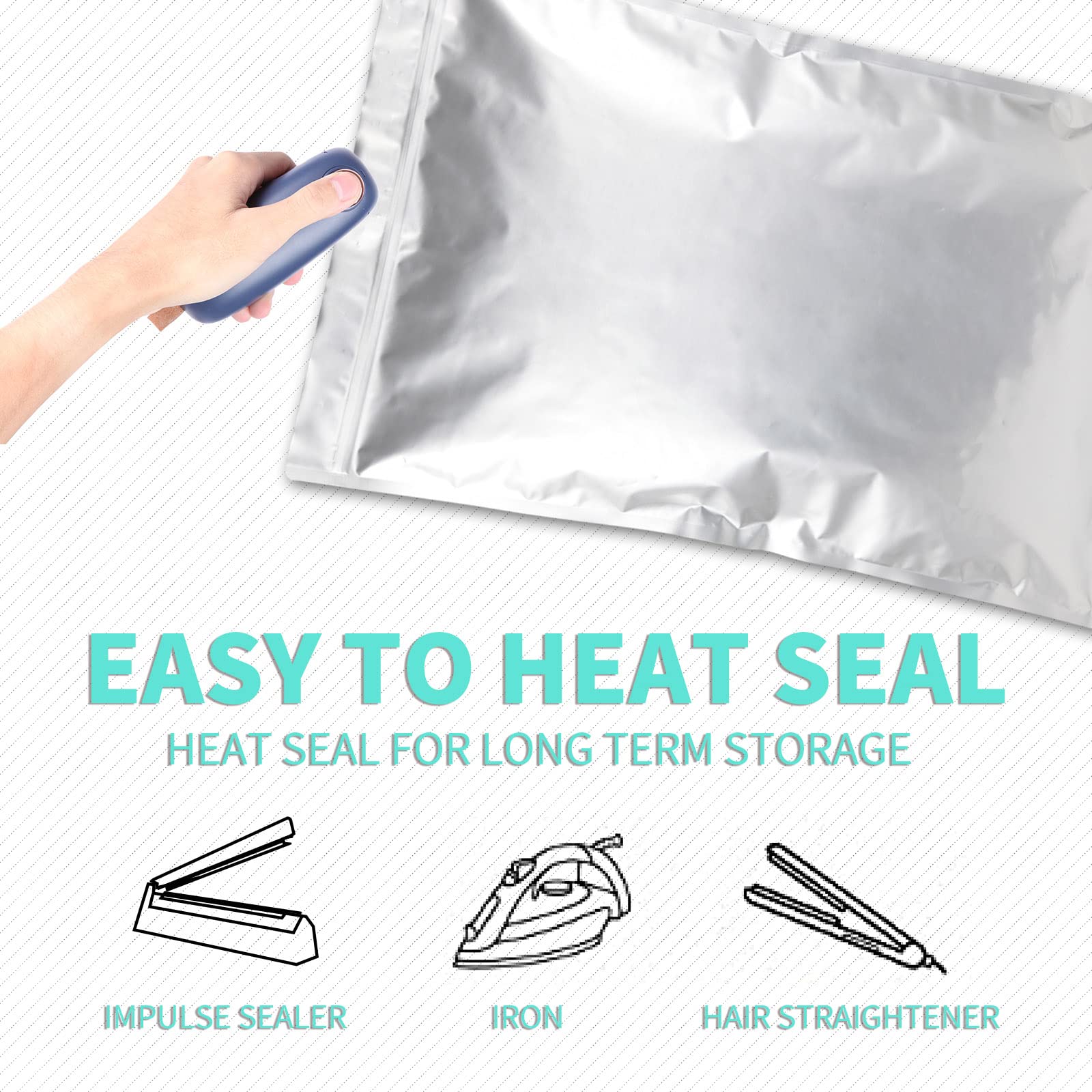 SHXWELL reusable zipper bags provide convenient, resealable portions for frequent snacks.