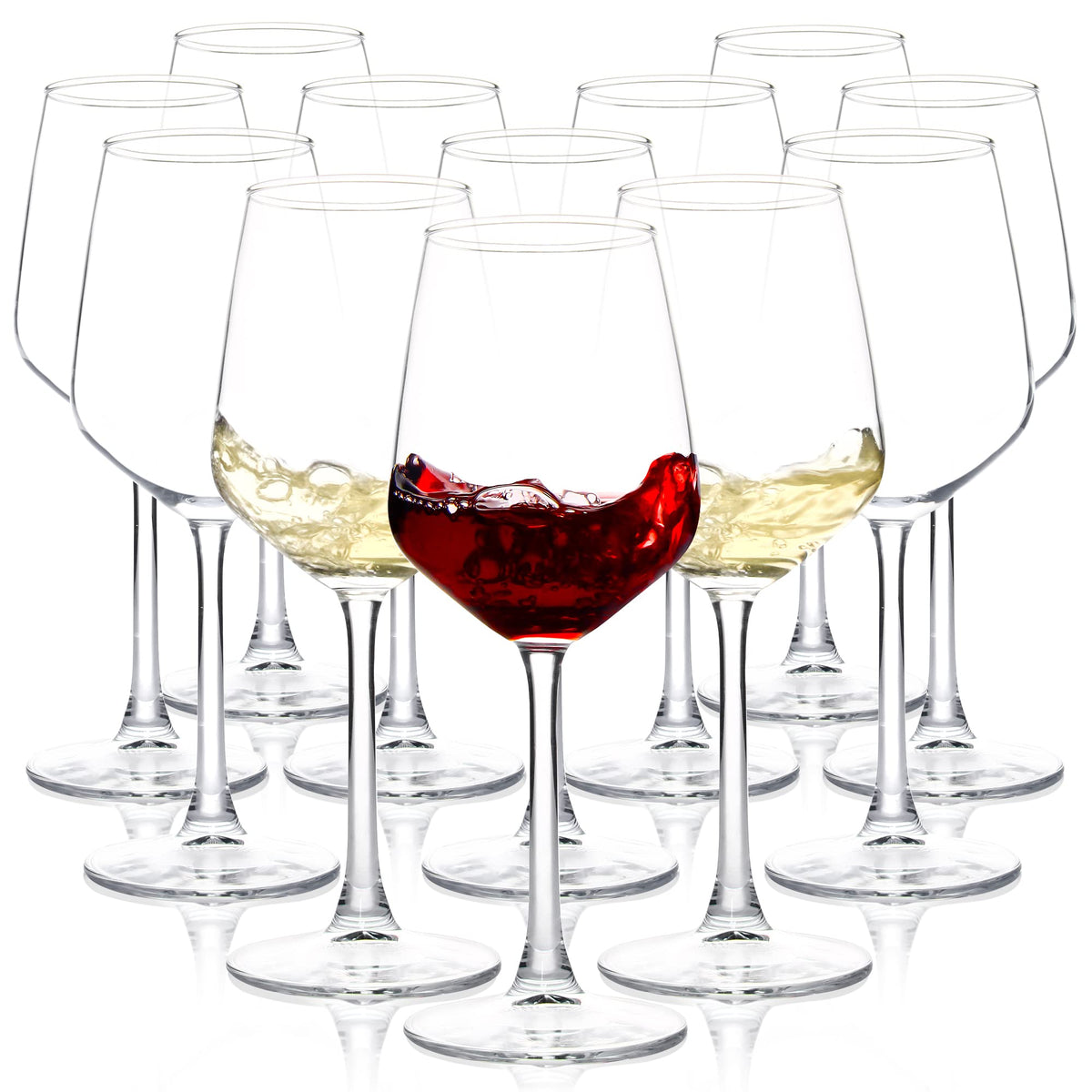SHYRC 12-piece wine glasses set for elegant entertaining