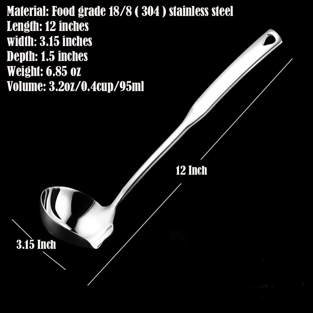 Siaiqiang ladle for gravies, soups, and dressings in home kitchens.